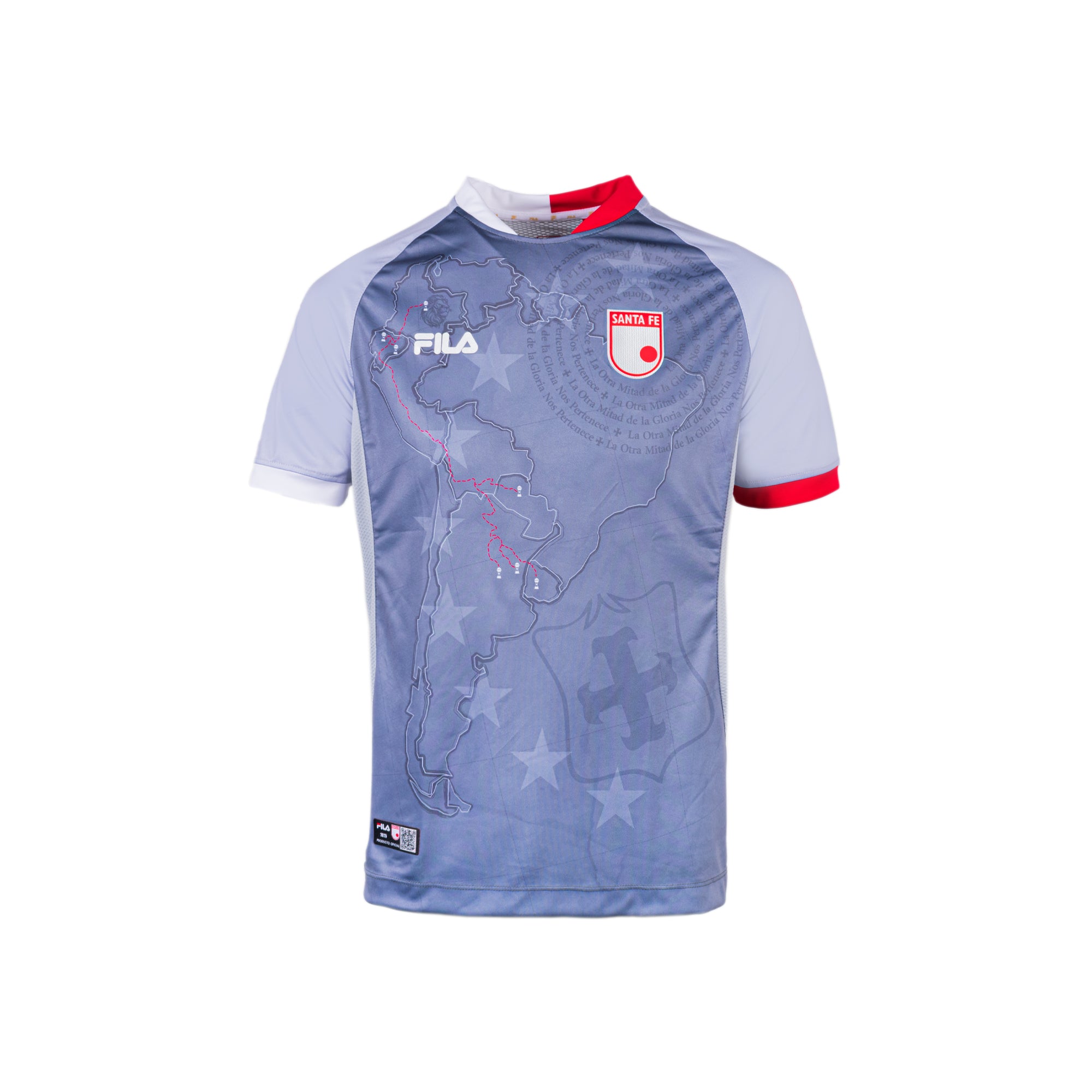 CAMISETA MASCULINA FILA INDEPENDIENTE SANTA FE AWAY 2025