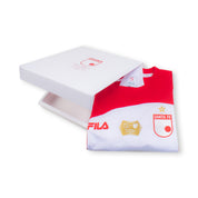 CAMISETA MASCULINA FILA INDEPENDIENTE SANTA FE CAMPEÓN 2025 - I
