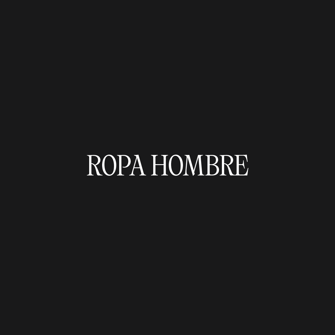 Ropa Hombre