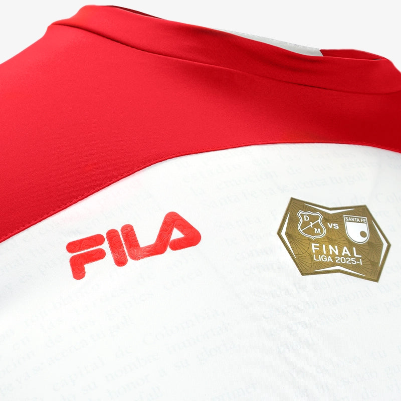 CAMISETA INFANTIL FILA INDEPENDIENTE SANTA FE CAMPEÓN 2025 - I
