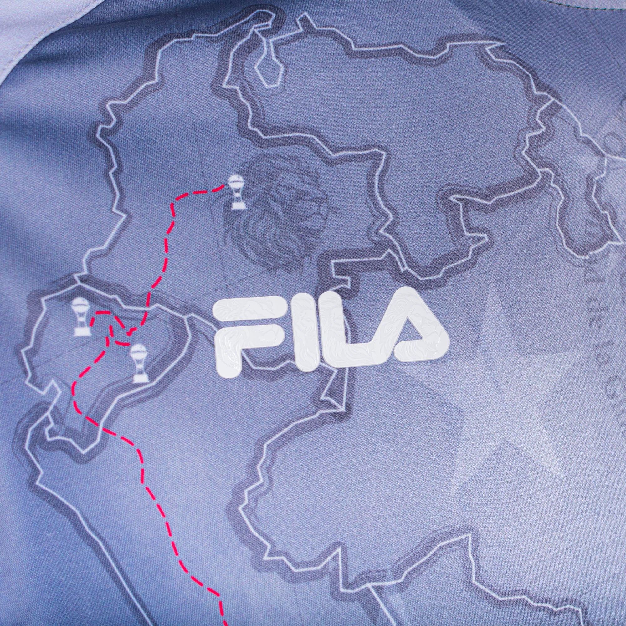CAMISETA MASCULINA FILA INDEPENDIENTE SANTA FE AWAY 2025