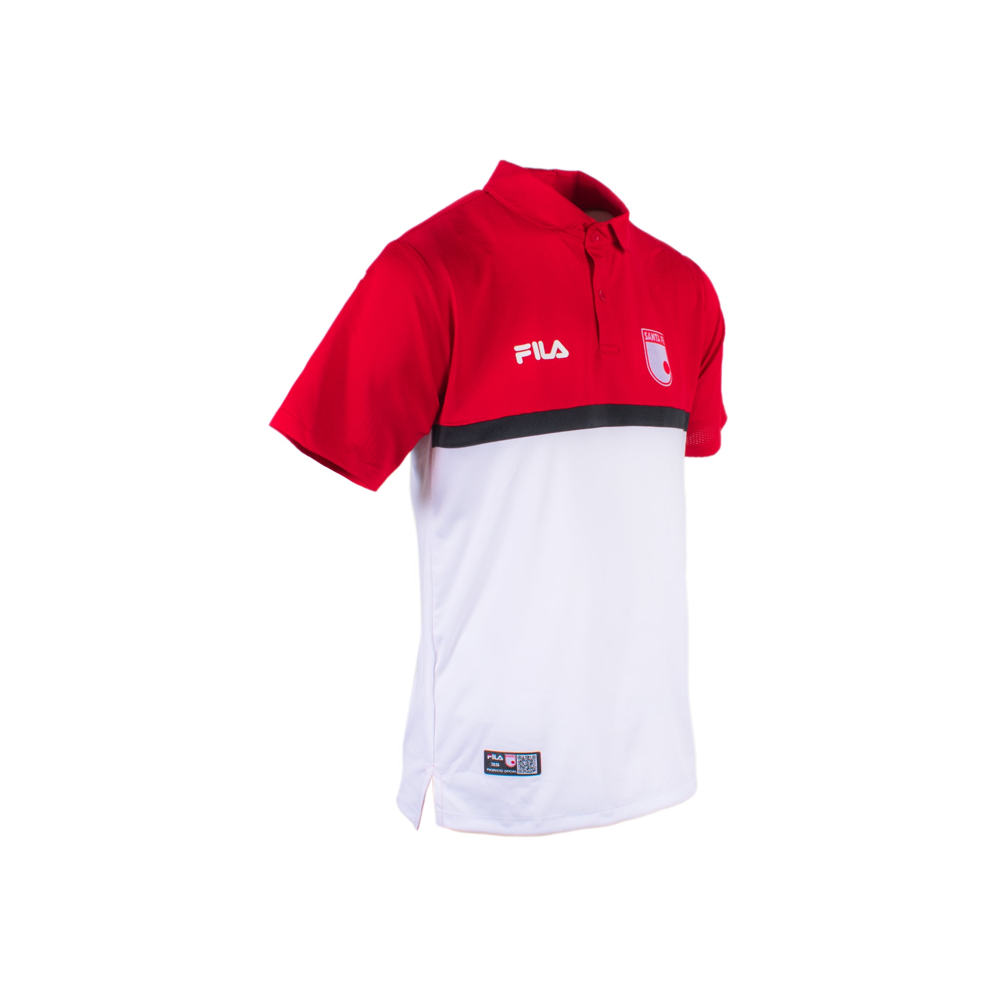 CAMISETA POLO MASCULINA FILA INDEPENDIENTE SANTA FE PRESENTACIÓN 1 2025