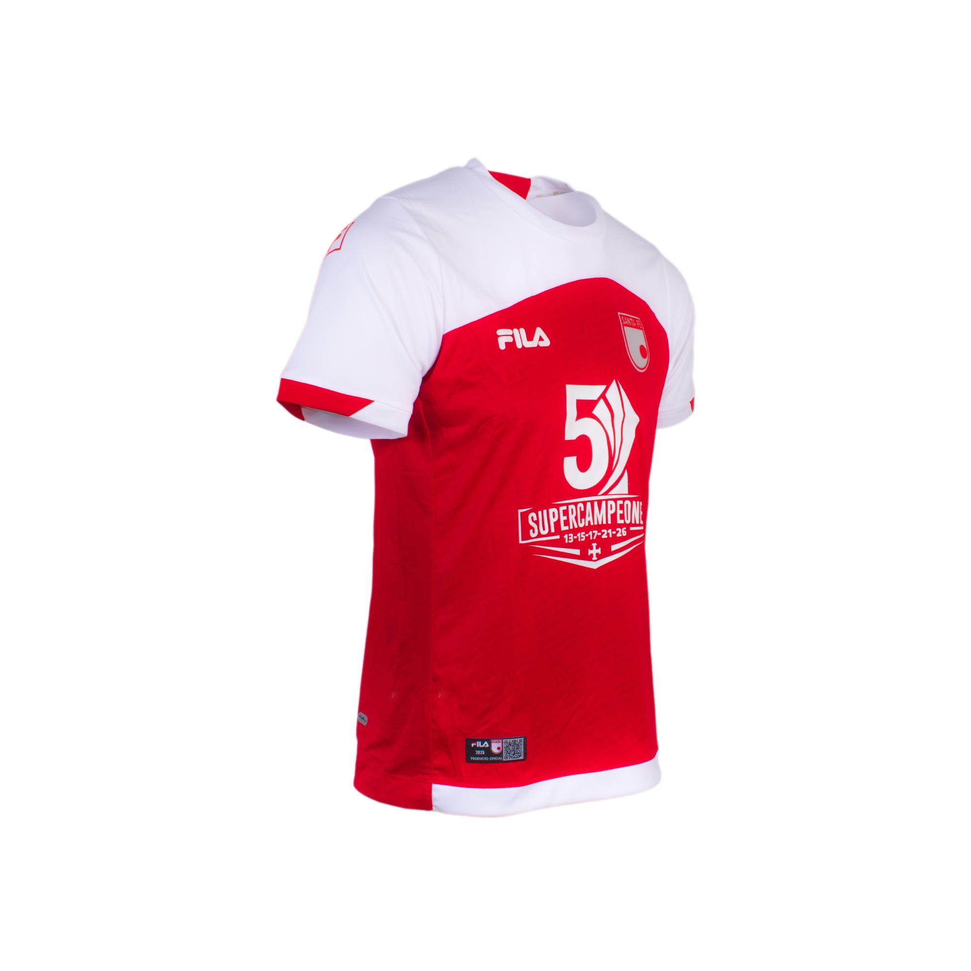 CAMISETA FILA INDEPENDIENTE SANTA FE CAMPEON SUPER LIGA 2026