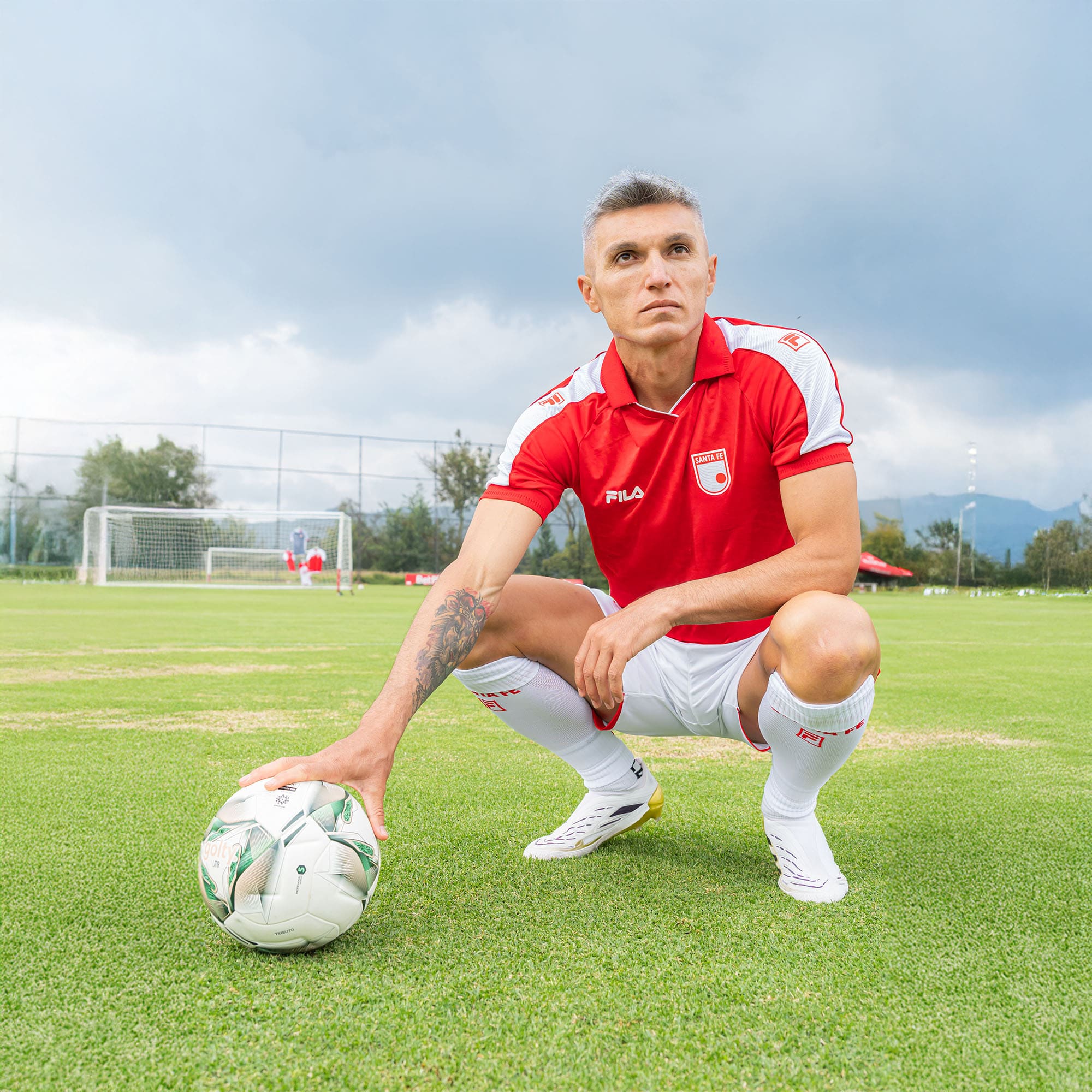 CAMISETA MASCULINA FILA INDEPENDIENTE SANTA FE CAMISETA HOME 2026